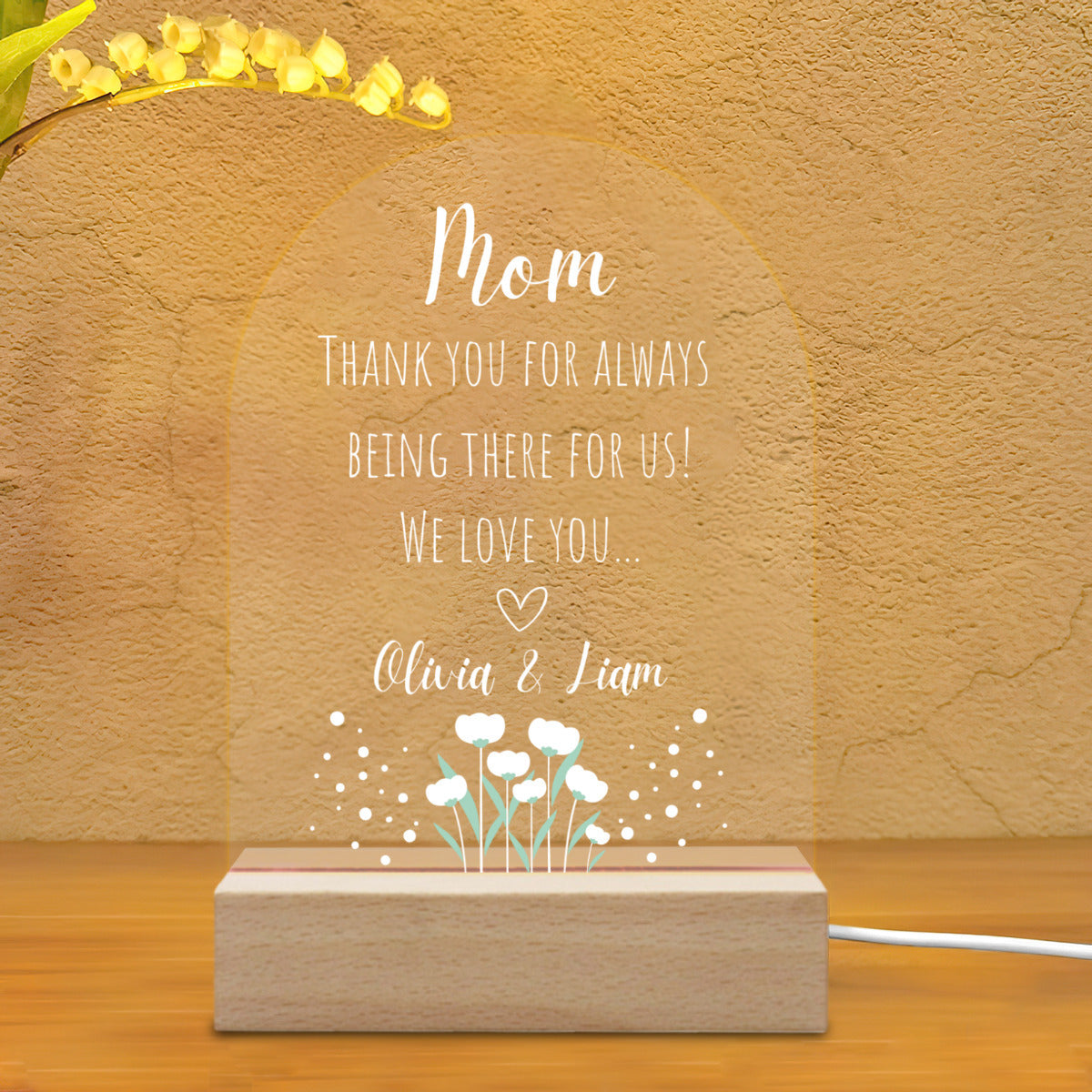 Customizable Ambient Lamp for "Mom"