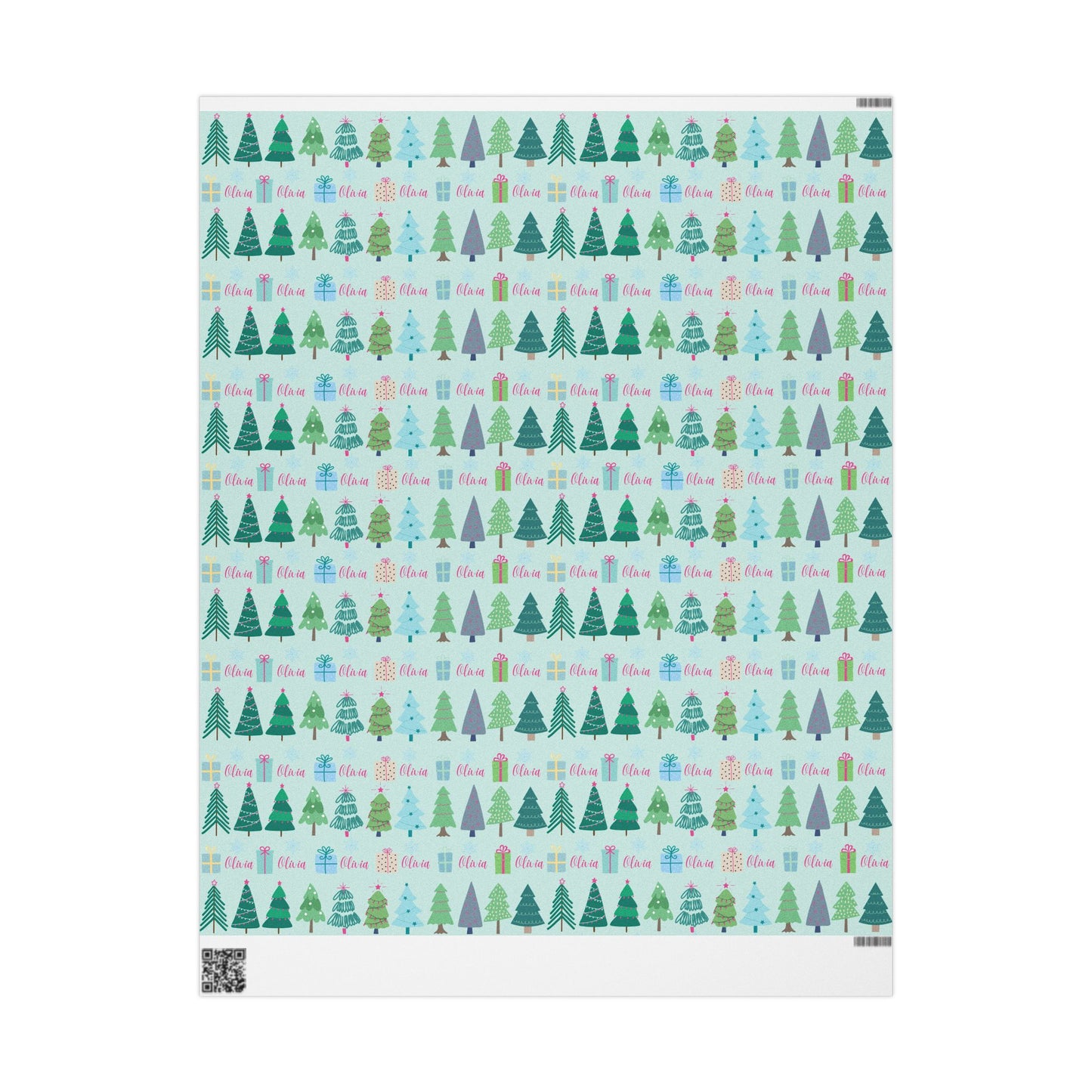 Personalizable Christmas Wrapping Paper