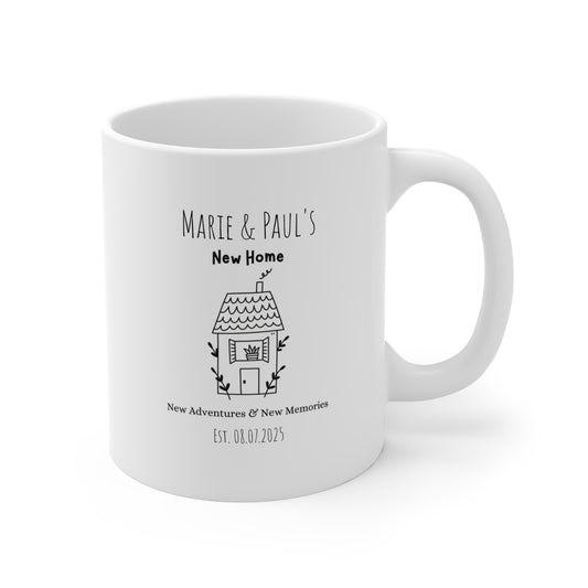 "New Home" Coffee Mug -  Personalized New Homeowners Gift