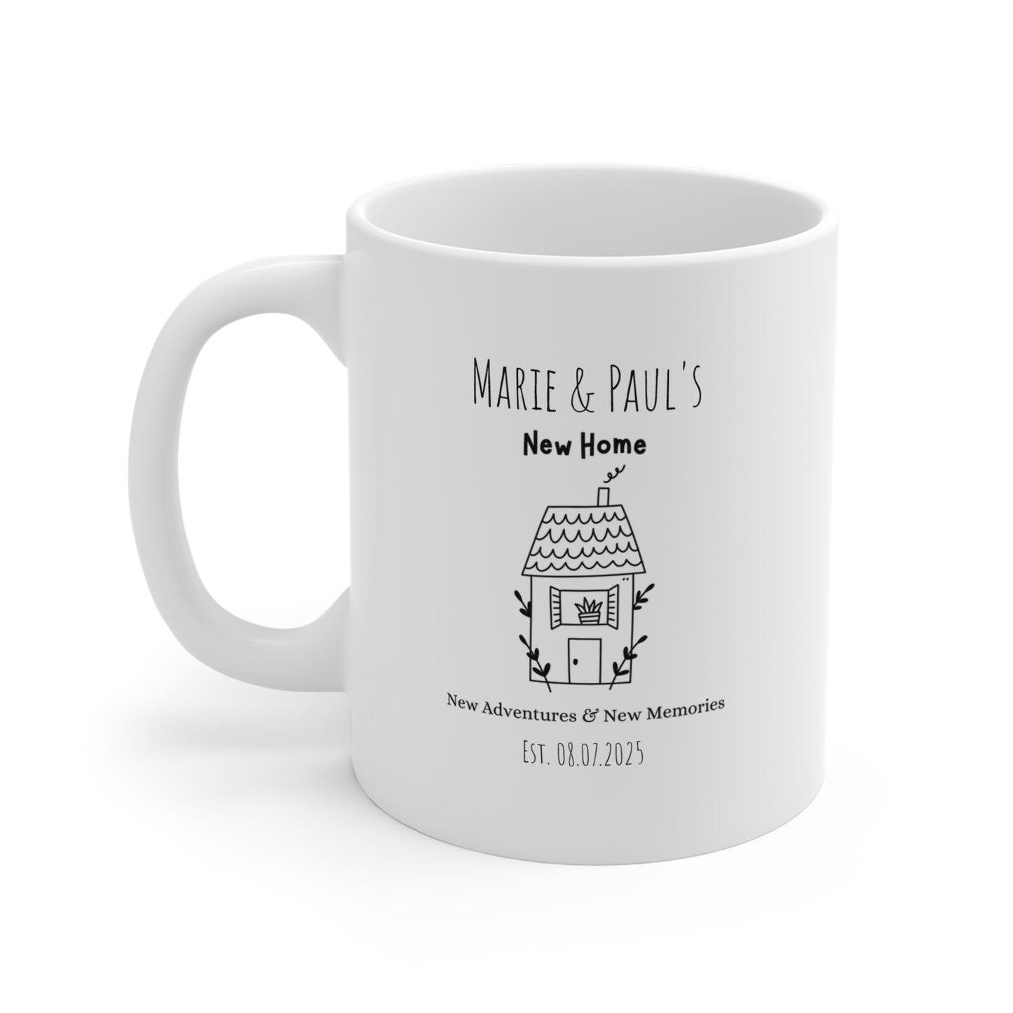 "New Home" Coffee Mug -  Personalized New Homeowners Gift