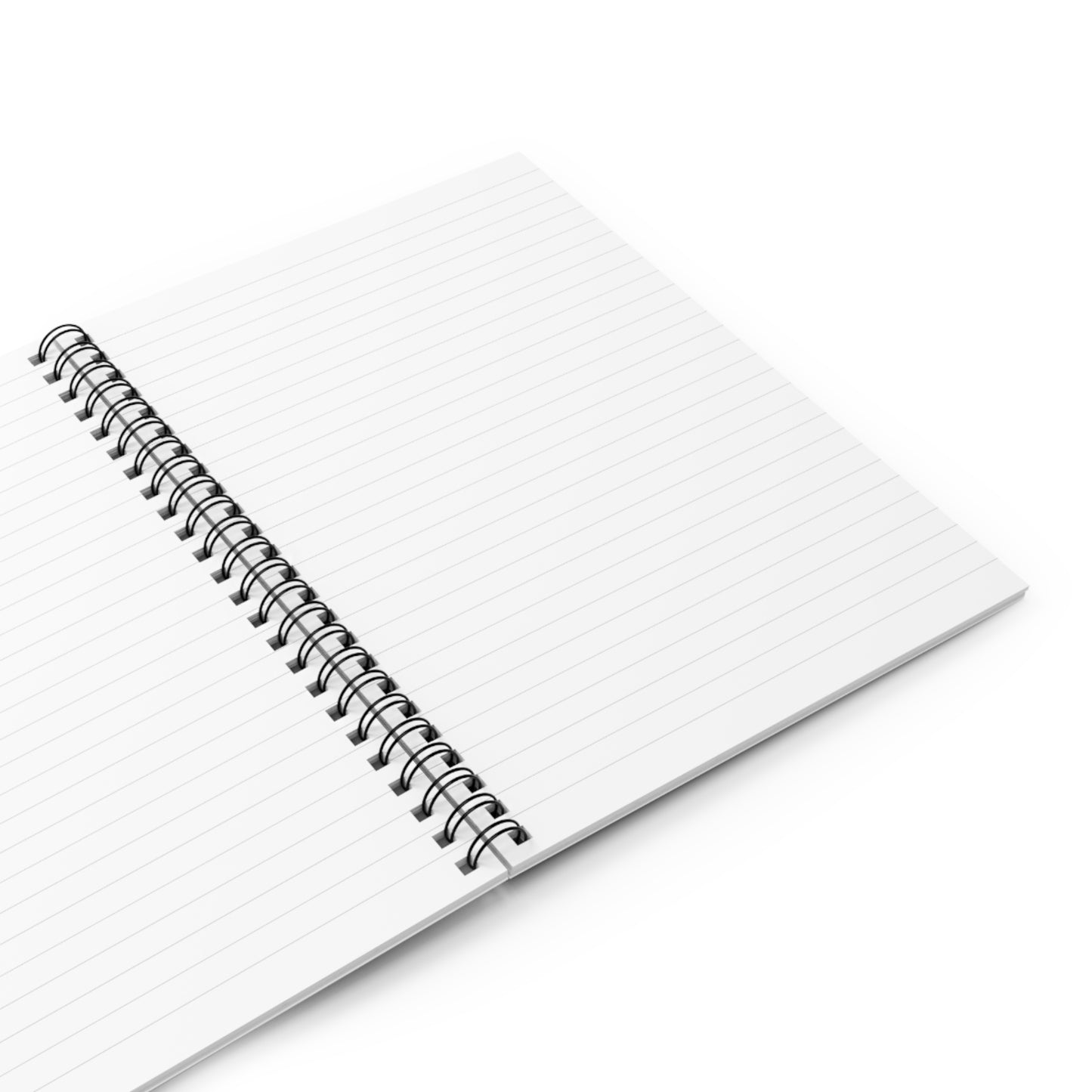 Personalizable Spiral Notebook - White Flowers