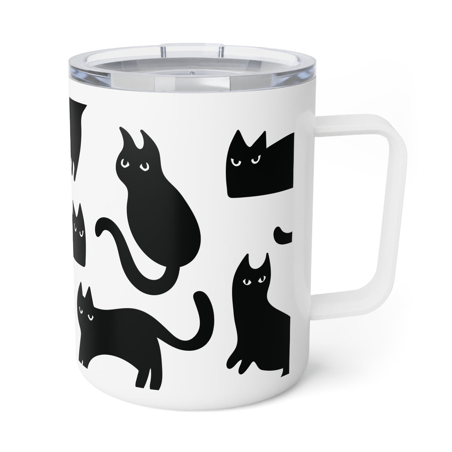 Insulated Coffee Mug - Cat Lovers - Travel Mug - Drink On-the-Go!