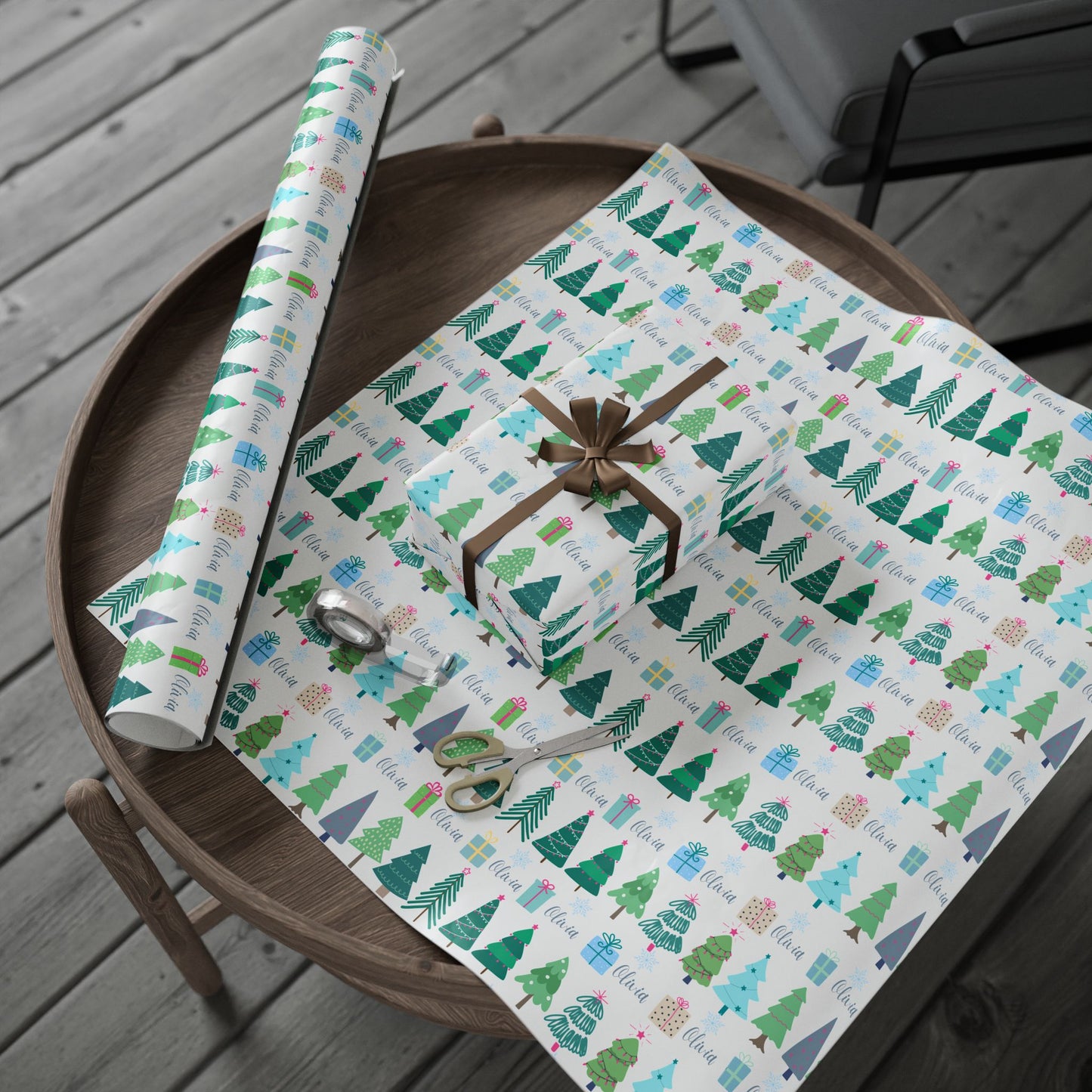 Personalizable Christmas Wrapping Paper