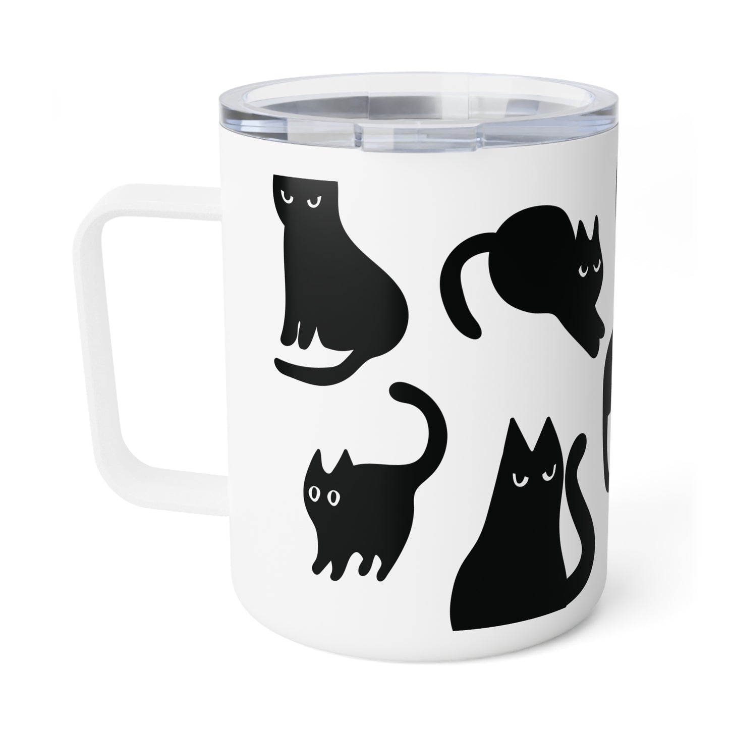 Insulated Coffee Mug - Cat Lovers - Travel Mug - Drink On-the-Go!