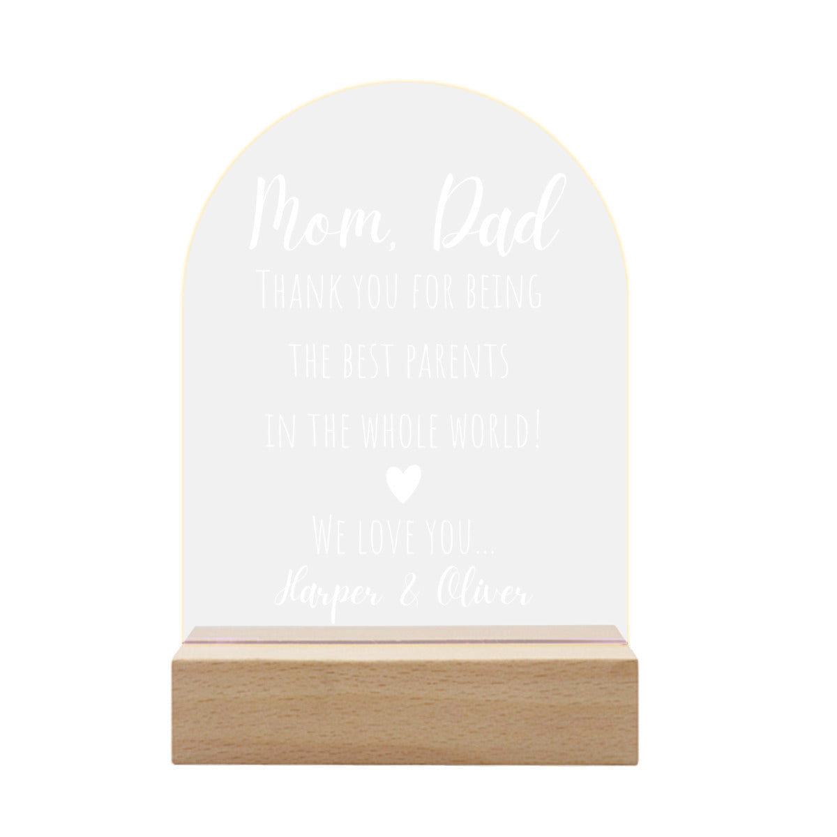 Customizable Ambient Lamp for "Mom & Dad"!