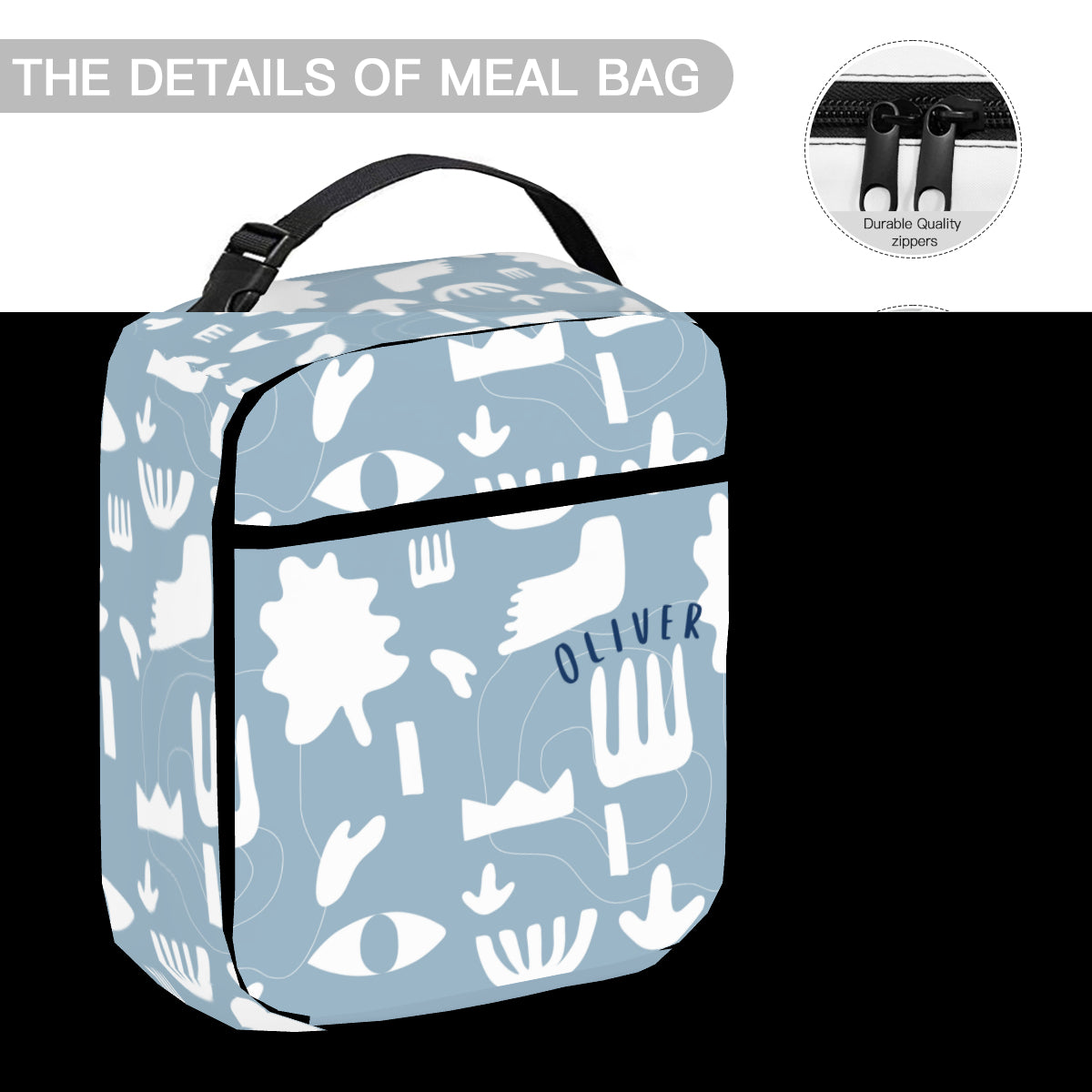 Personalizable Insulated Lunch Bag