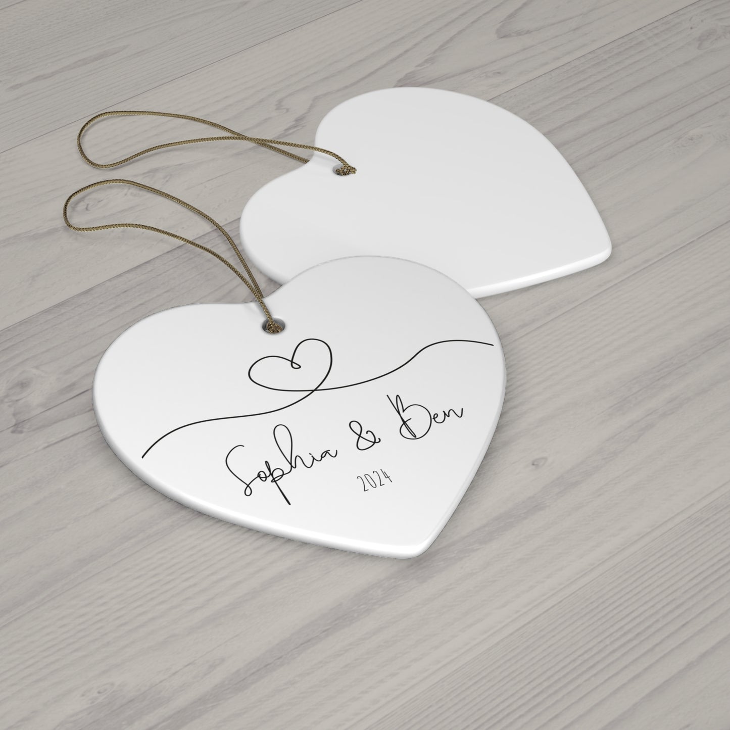 Personalizable Valentine's Day Ornament