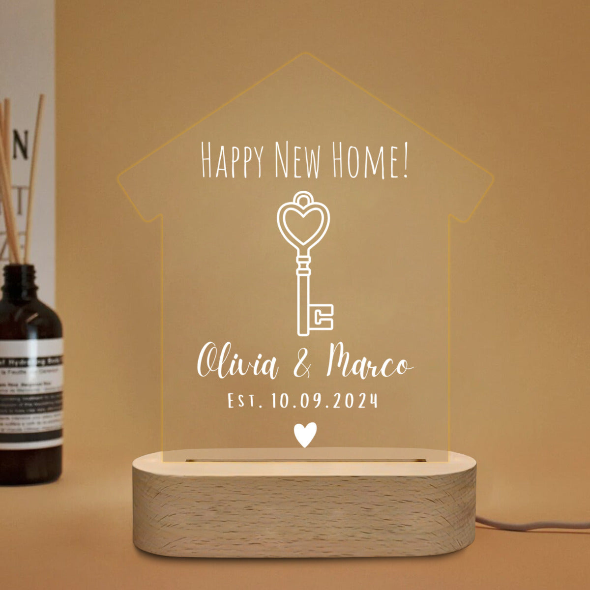 Personalizable Lamp for New Homeowners - The Key!