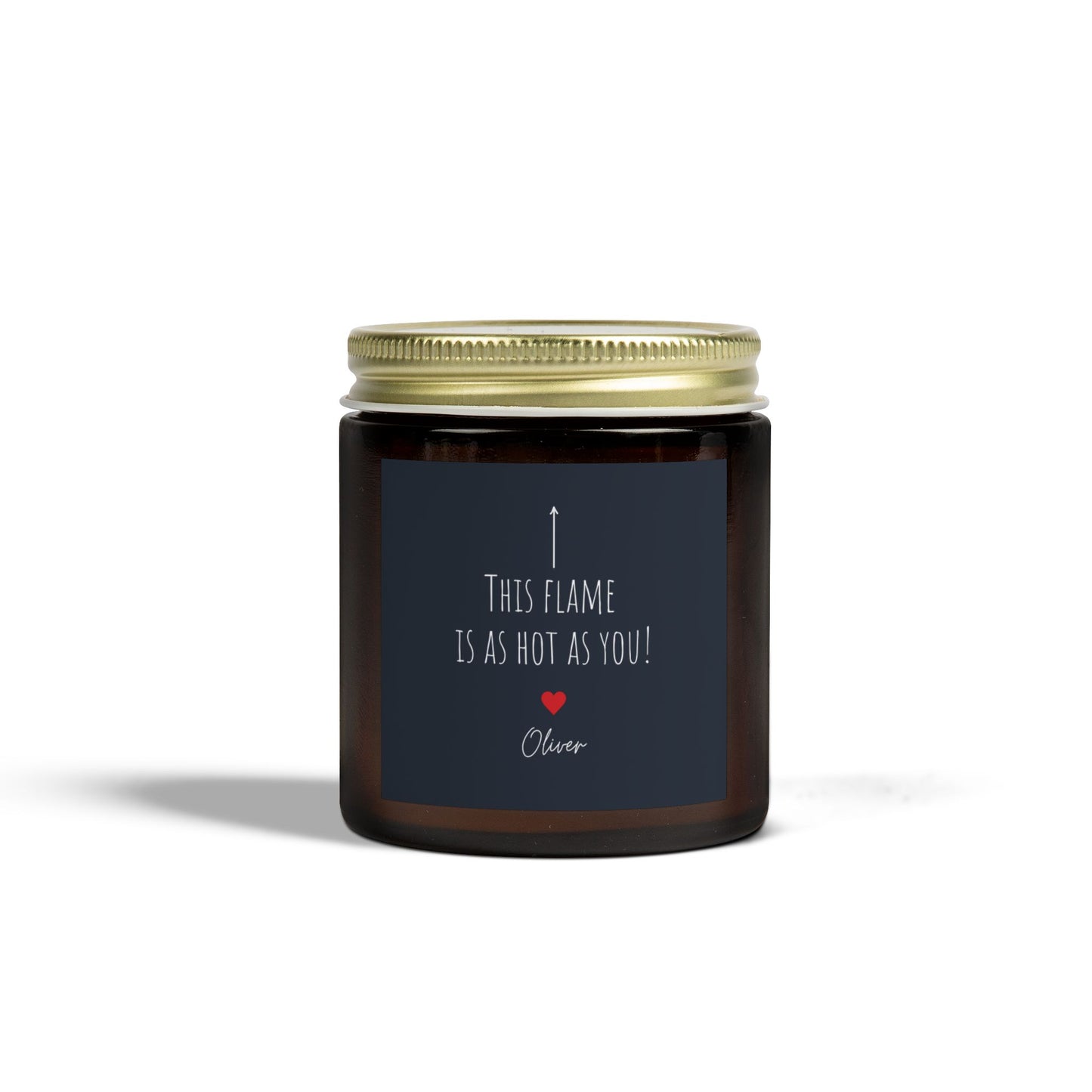 Personalized "This Flame is as Hot as You" Scented Candles - Perfect Gift for Couples