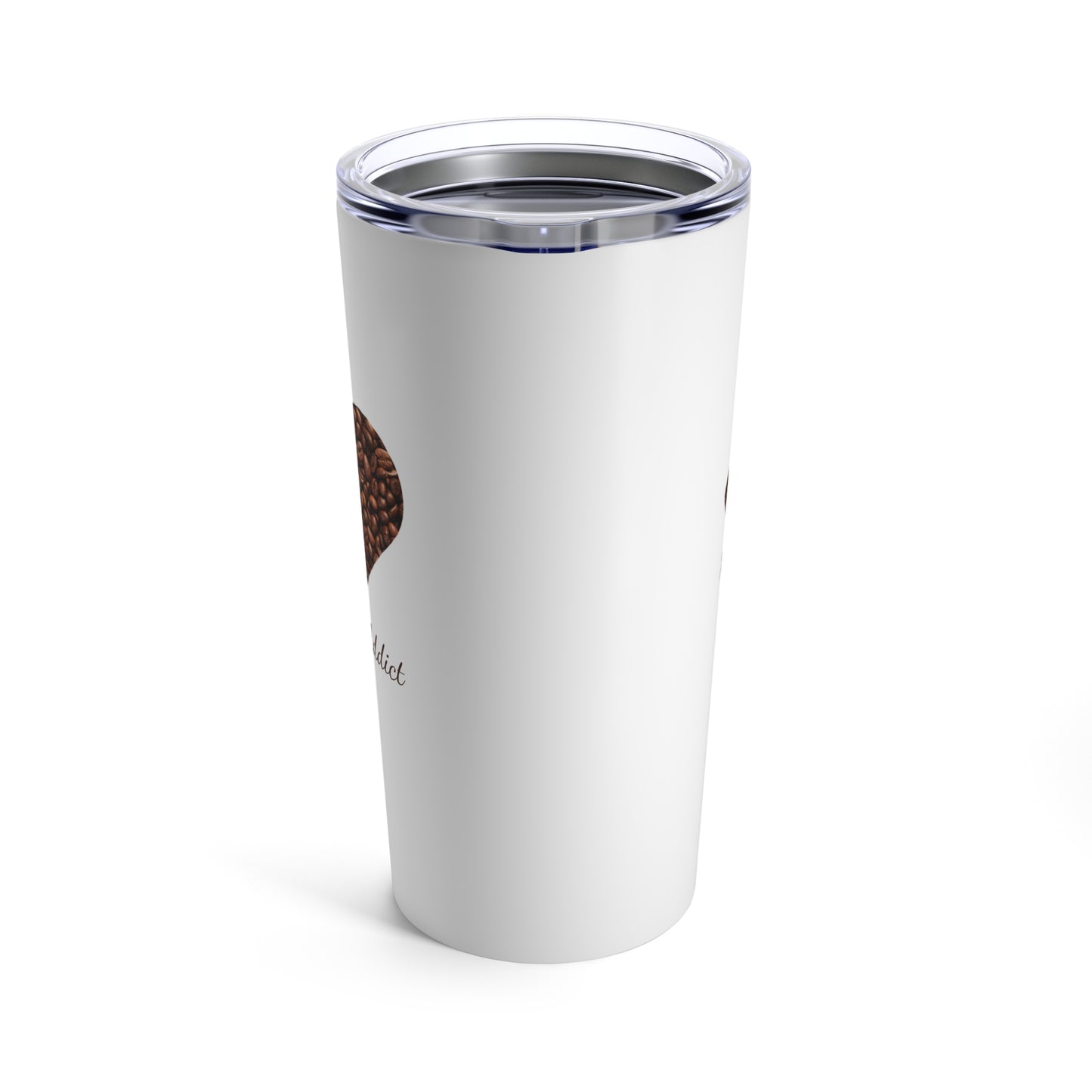 TUMBLER - Coffee Addict - Personalisierbar - Edelstahl - 20 oz - Reisebecher - Geschenk - Kaffeeliebhaber