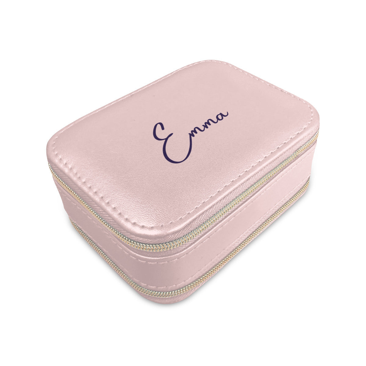 Personalized Jewelry Case with Mirror