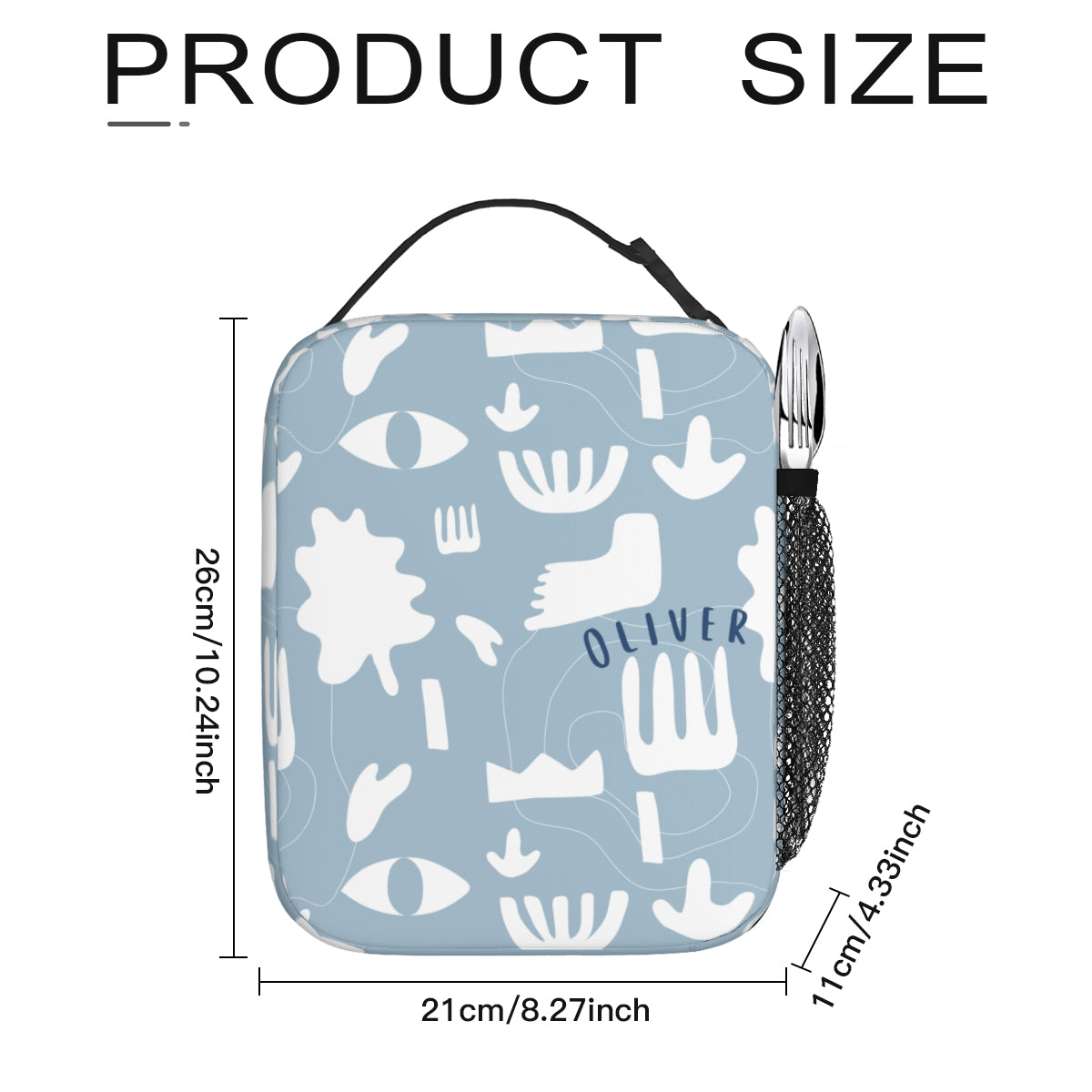 Personalizable Insulated Lunch Bag