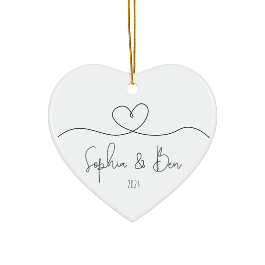 Personalizable Valentine's Day Ornament