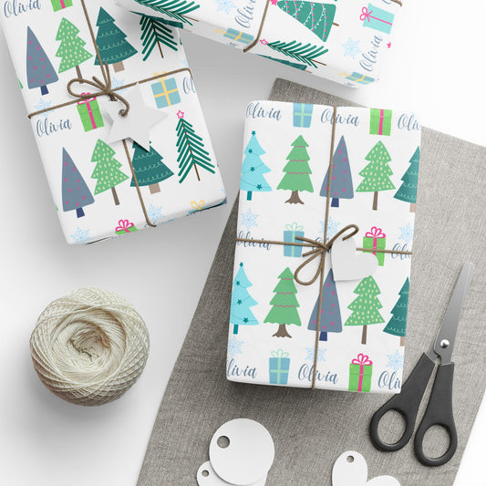 Personalizable Christmas Wrapping Paper