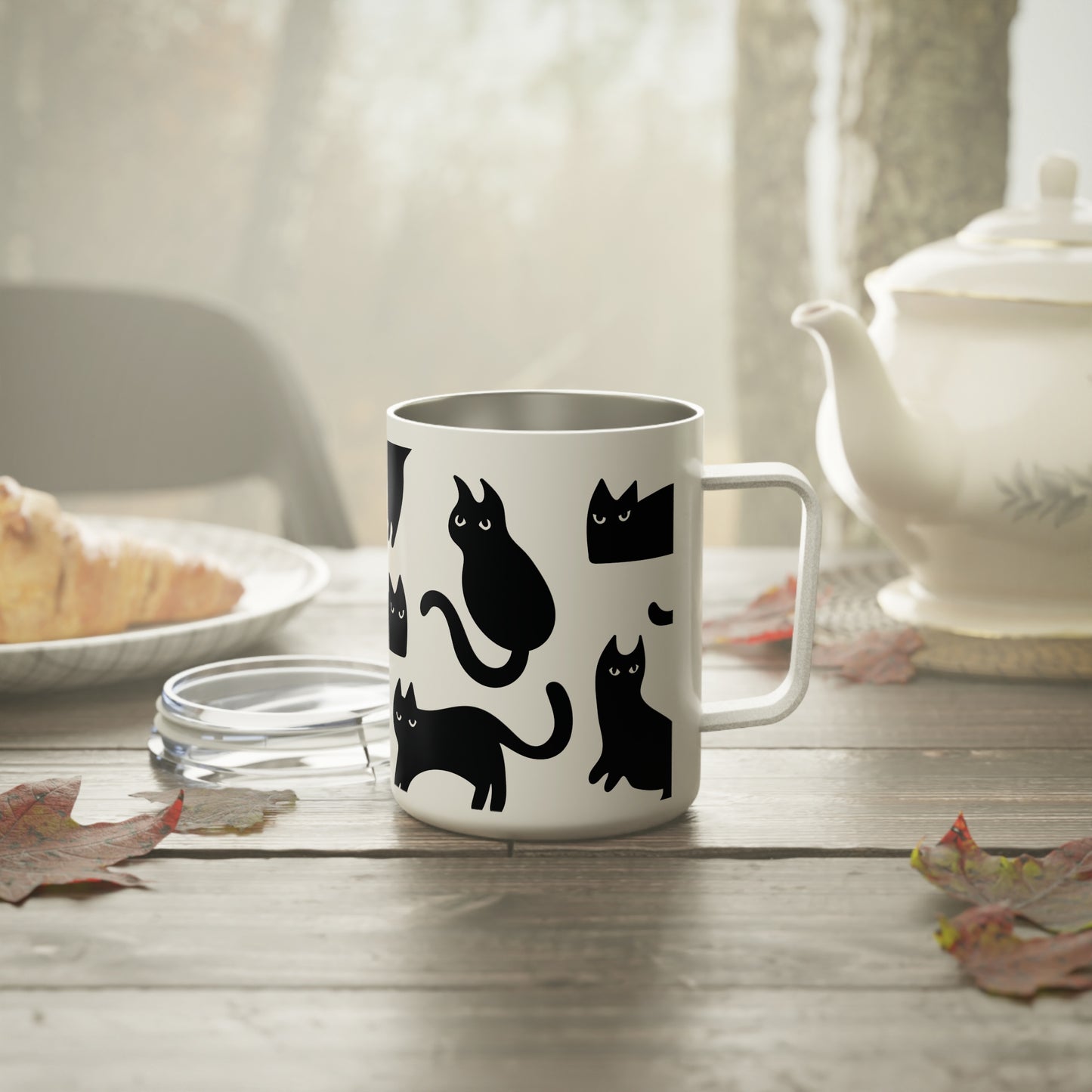 Insulated Coffee Mug - Cat Lovers - Travel Mug - Drink On-the-Go!