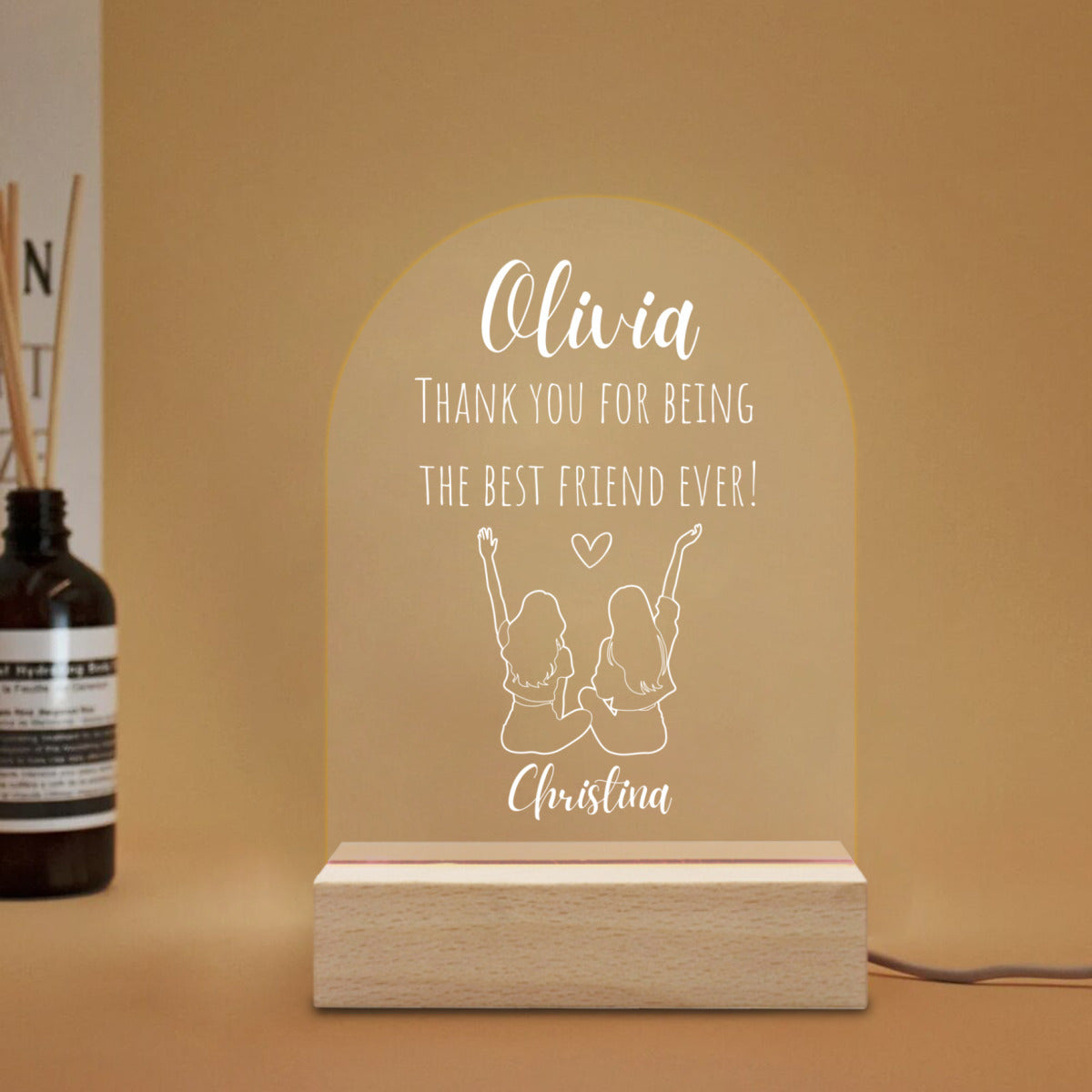 Personalizable Ambient Lamp "Best Friend"