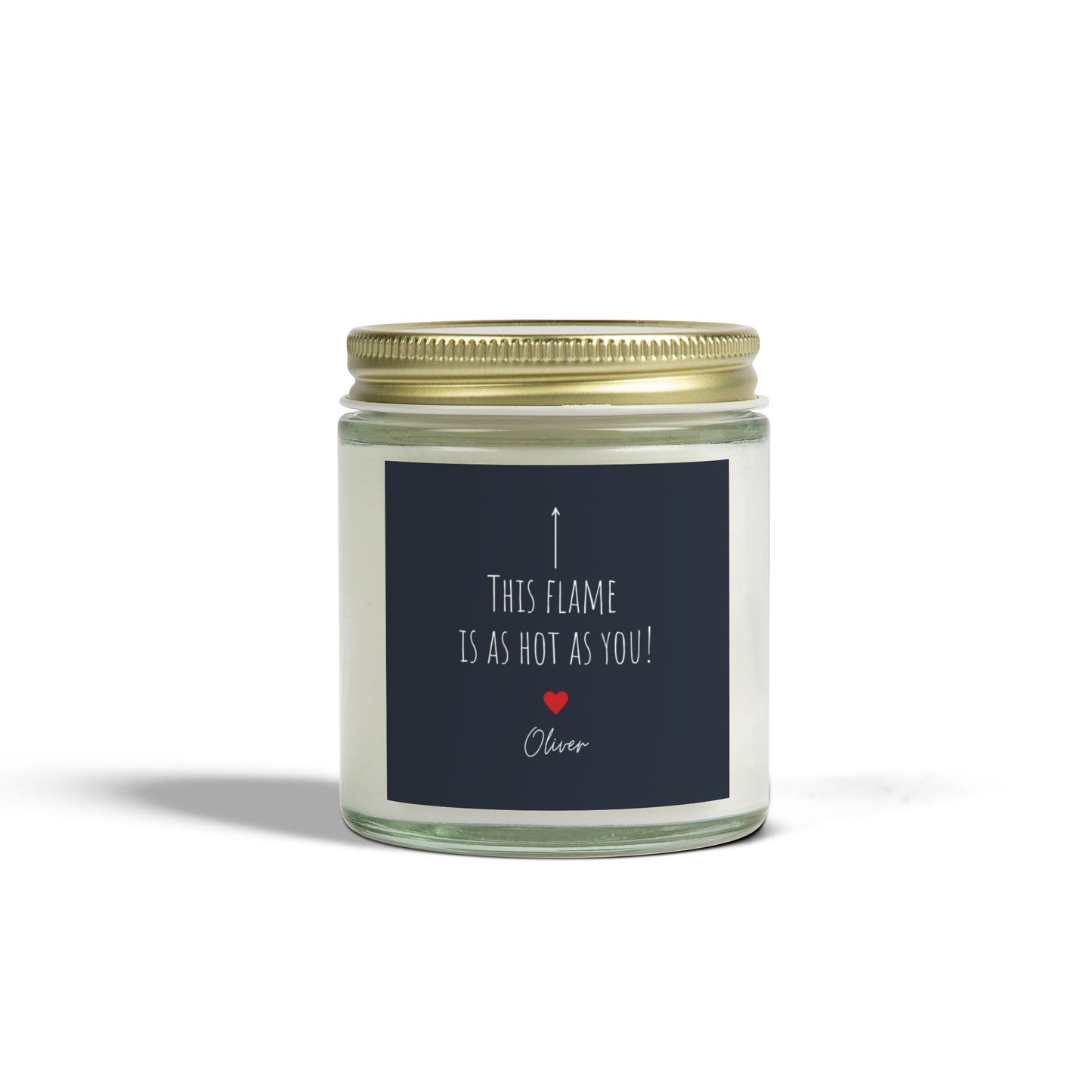 Personalized "This Flame is as Hot as You" Scented Candles - Perfect Gift for Couples