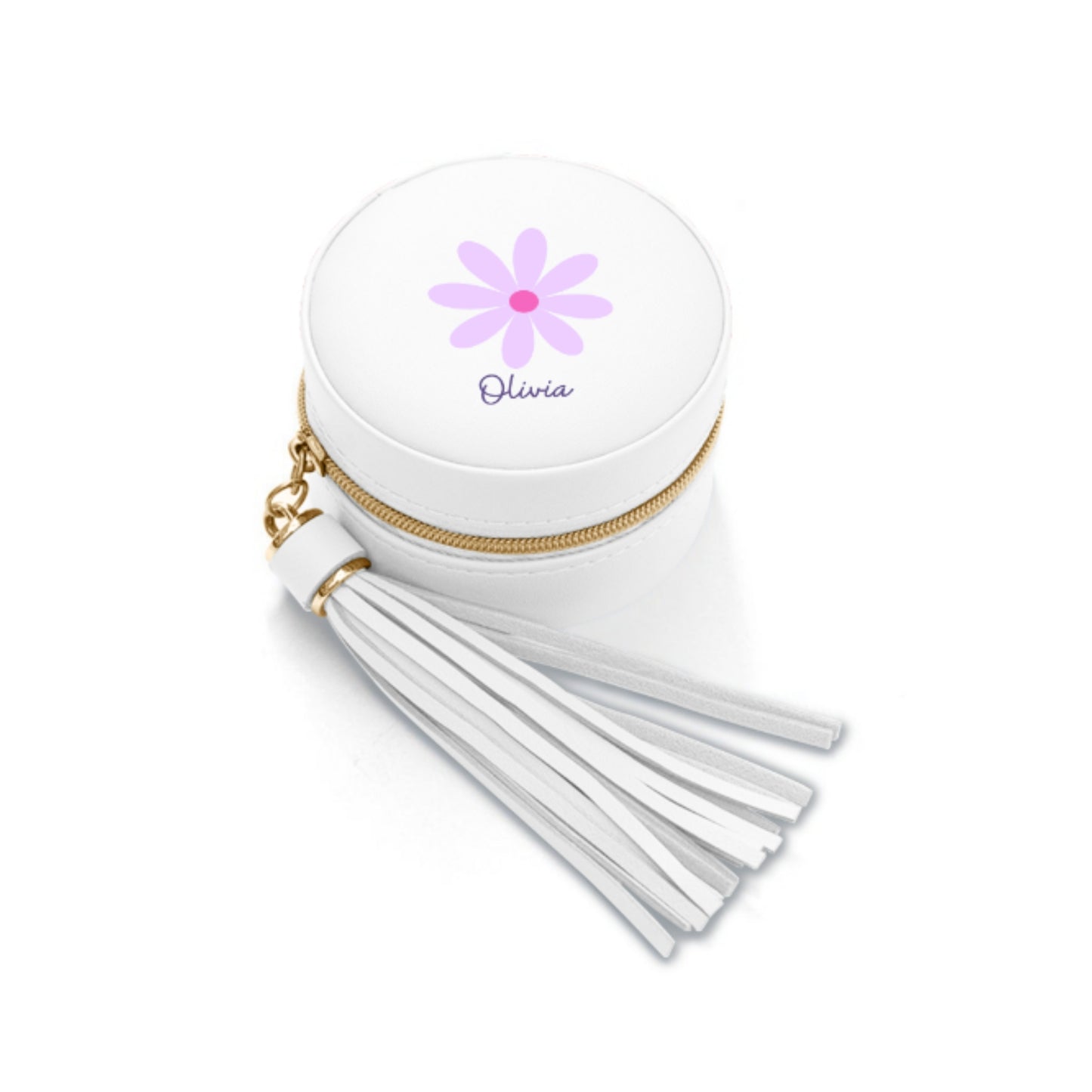 Personalizable Mini Jewelry Case - Flower