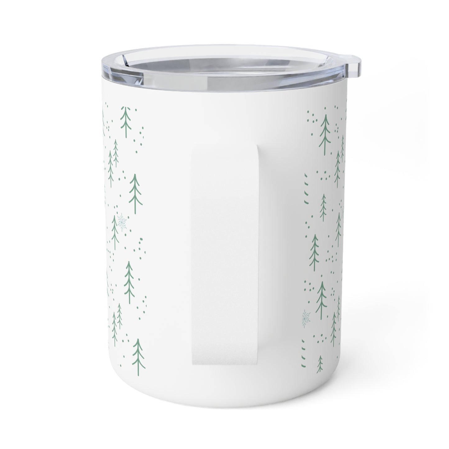 Insulated Coffee Mug -  Tea Mug - Winter Inspired Motif