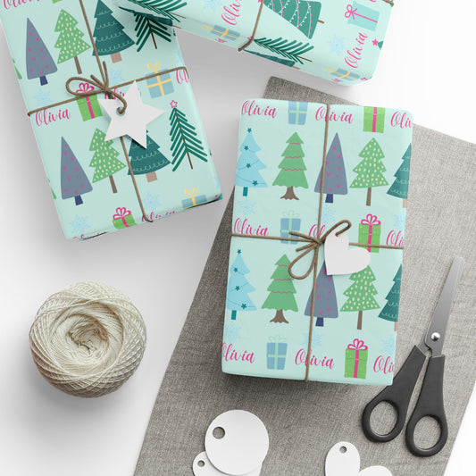 Personalizable Christmas Wrapping Paper