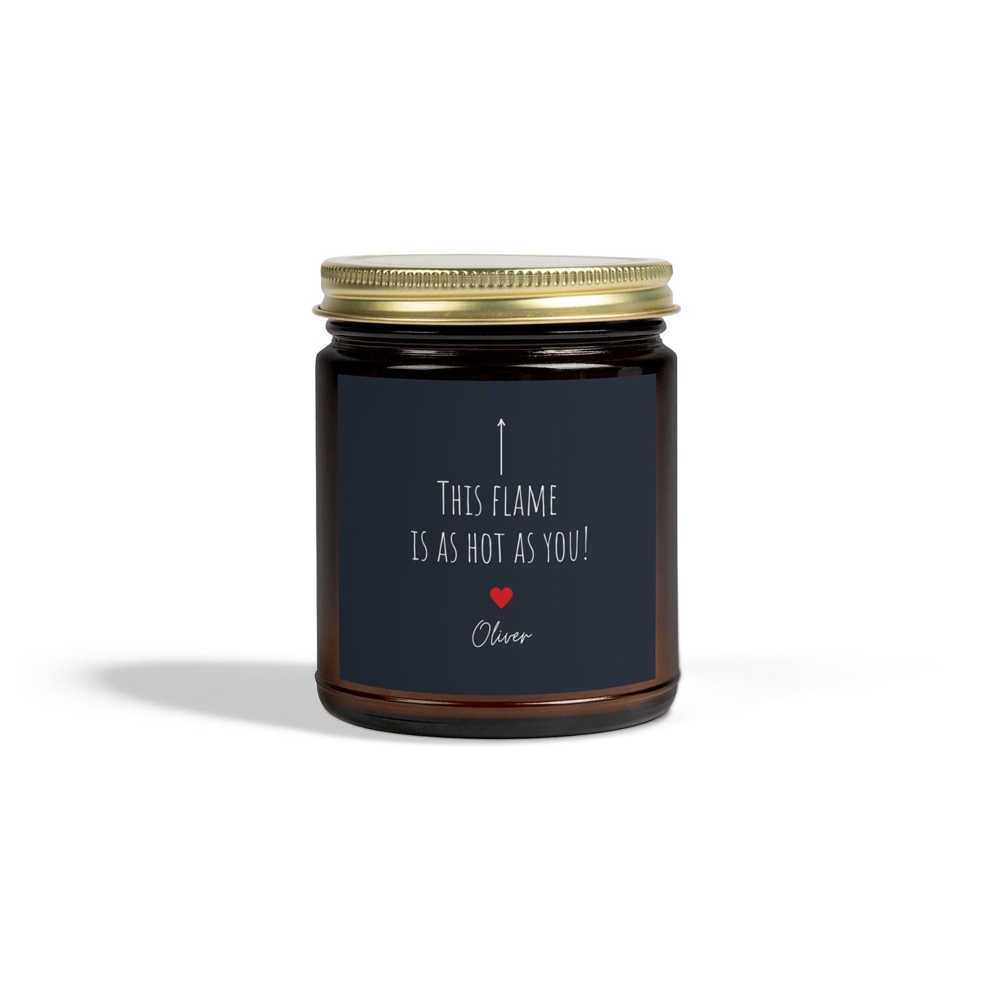 Personalized "This Flame is as Hot as You" Scented Candles - Perfect Gift for Couples