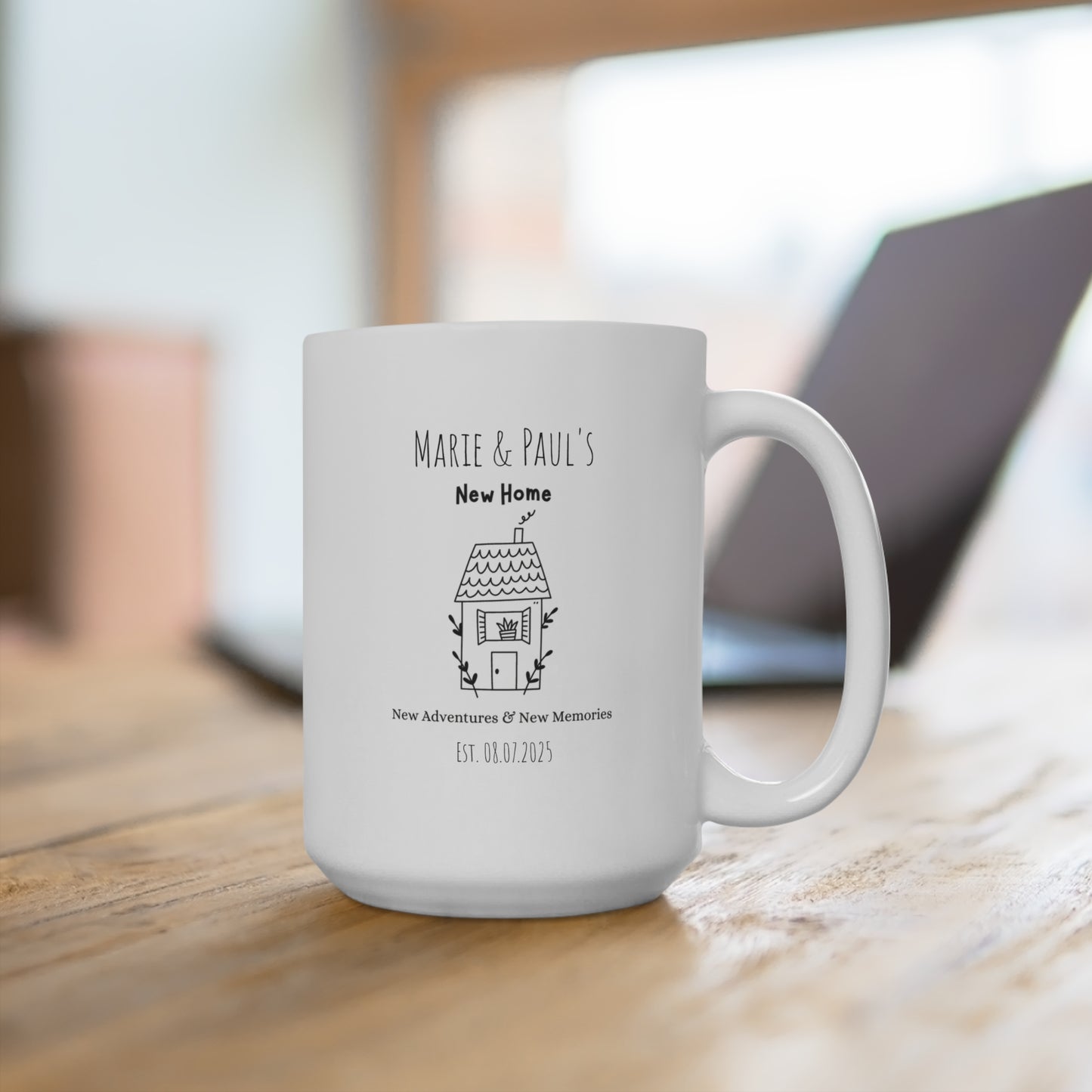 "New Home" Coffee Mug -  Personalized New Homeowners Gift