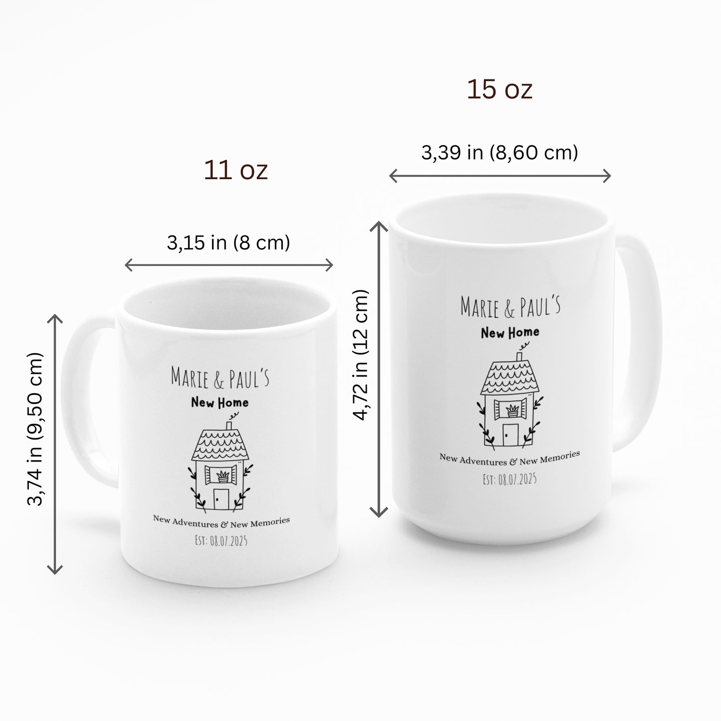 "New Home" Coffee Mug -  Personalized New Homeowners Gift