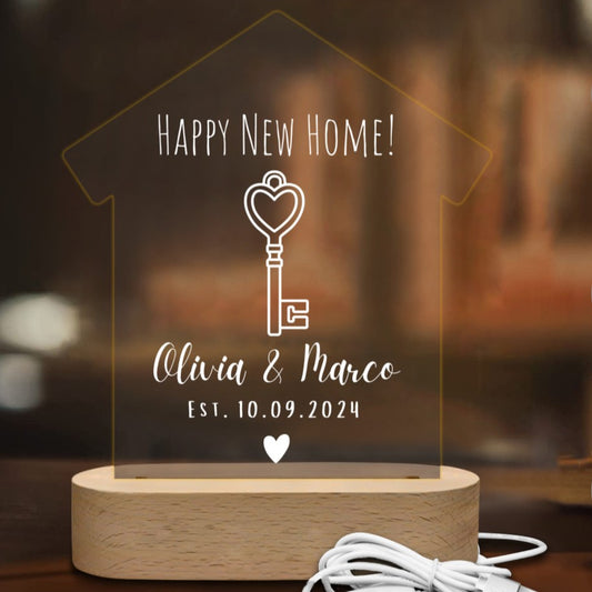 Personalizable Lamp for New Homeowners - The Key!