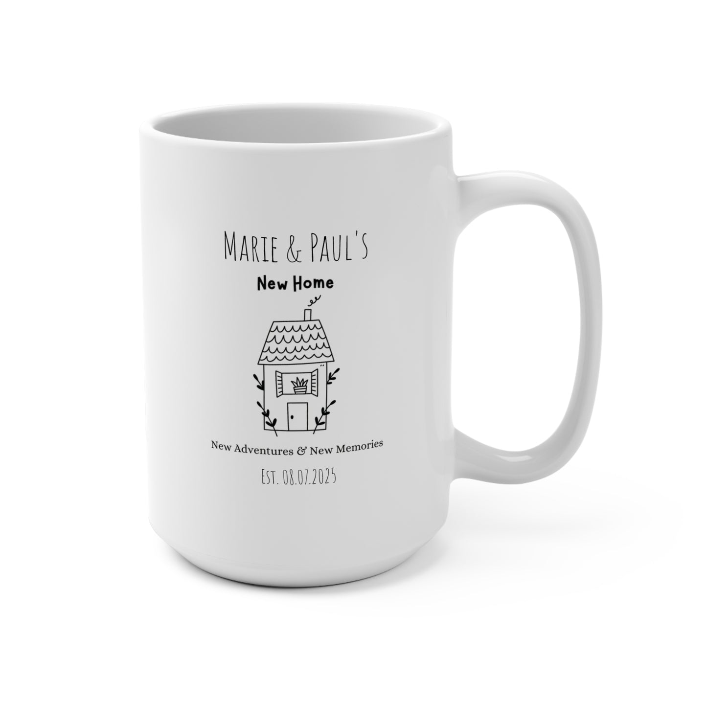 "New Home" Coffee Mug -  Personalized New Homeowners Gift