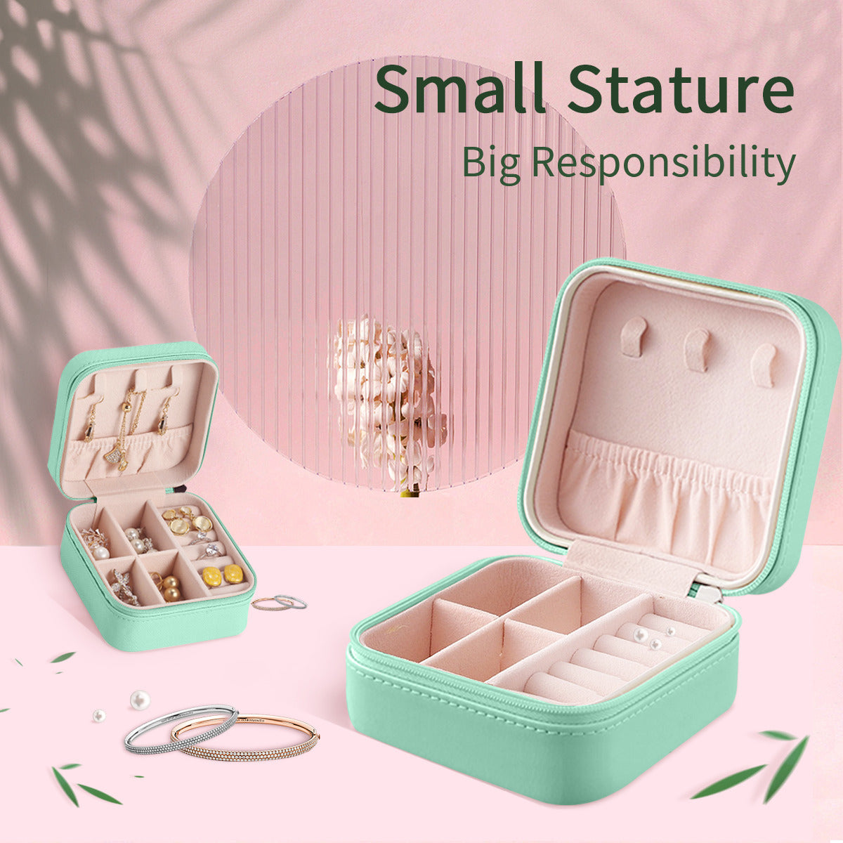 Personalizable Travel Jewelry Case