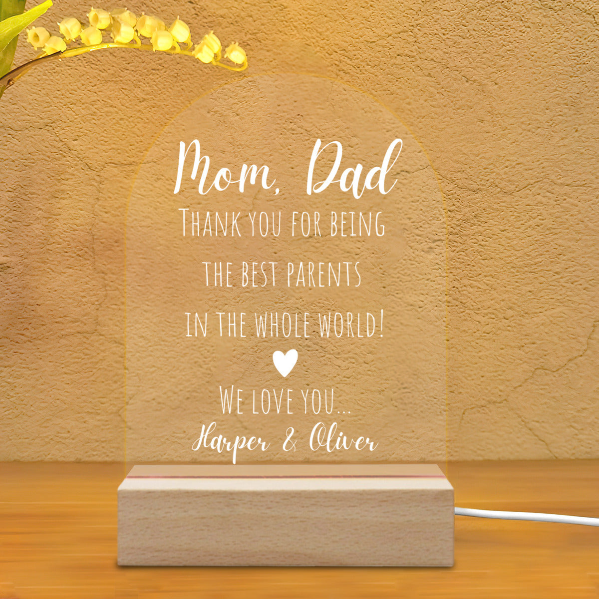 Customizable Ambient Lamp for "Mom & Dad"!