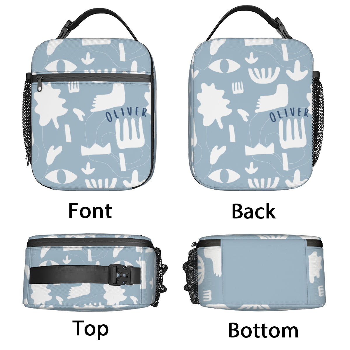 Personalizable Insulated Lunch Bag